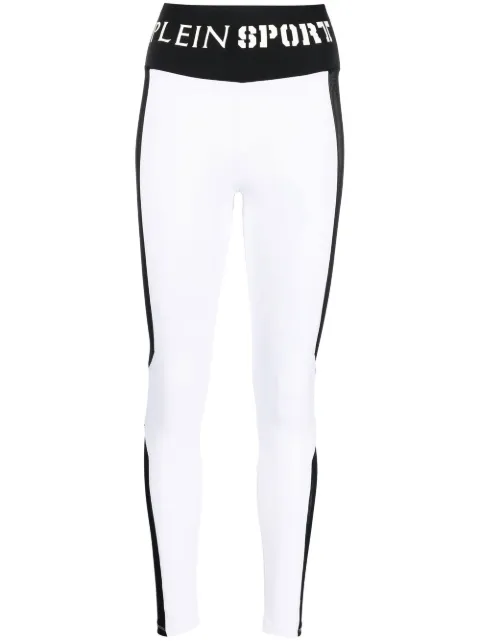 Plein Sport leggins joggers con tiro alto