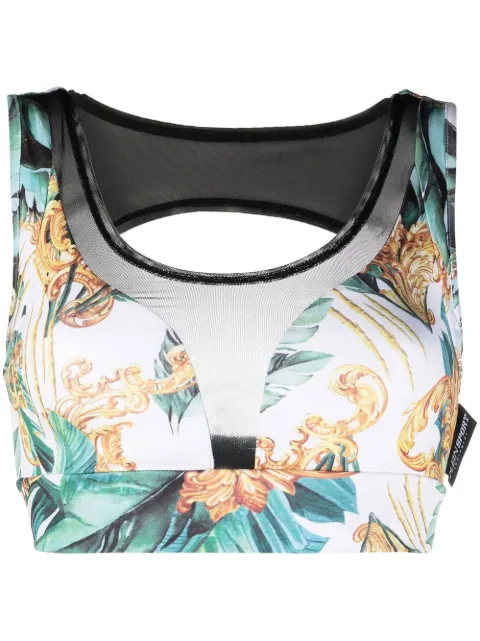 Plein Sport Reggiseno sportivo a fiori