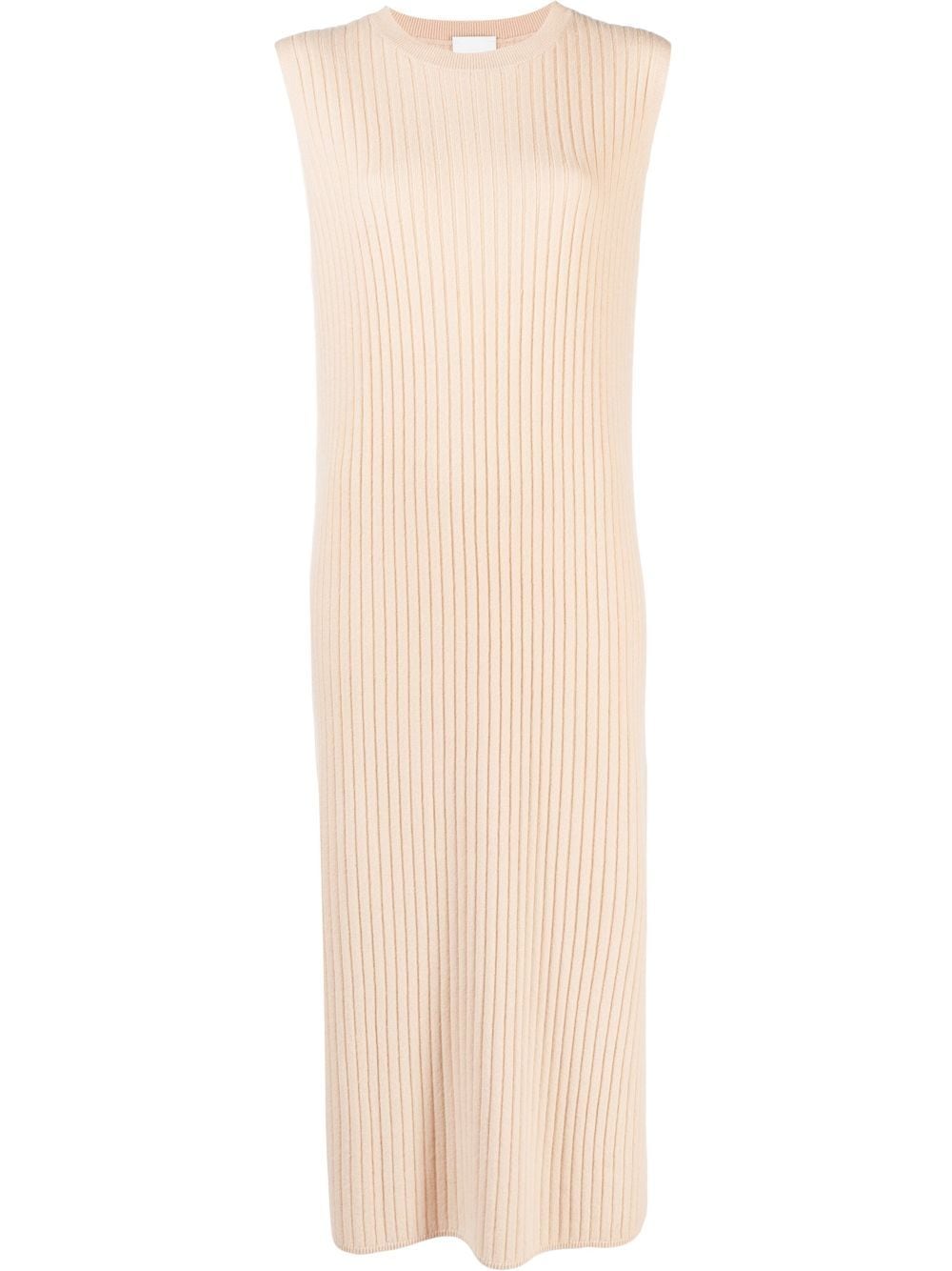 

Allude cashmere knit dress - Neutrals