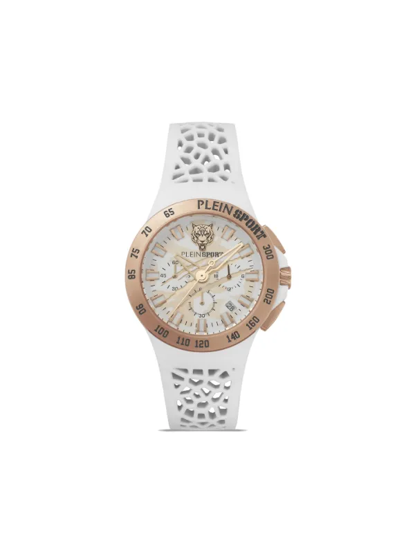 Plein Sport Hurricane Chrono – Orologio Analogico Al Quarzo Con Cronografo, Cassa In Acciaio E Cinturino In Silicone, Unisex