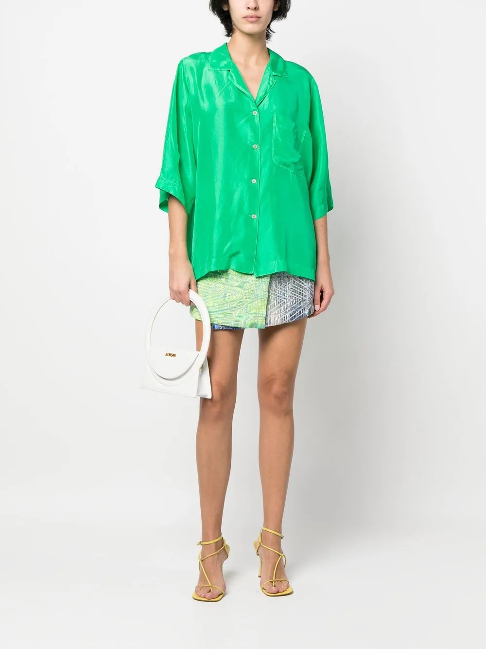 Forte Forte Oversized blouse - Groen