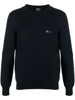 A.P.C. ロゴ スウェットLサイズ ナチュラル A.P.C.（アーペーセー