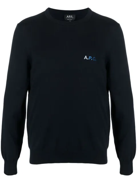 A.P.C. embroidered logo sweatshirt