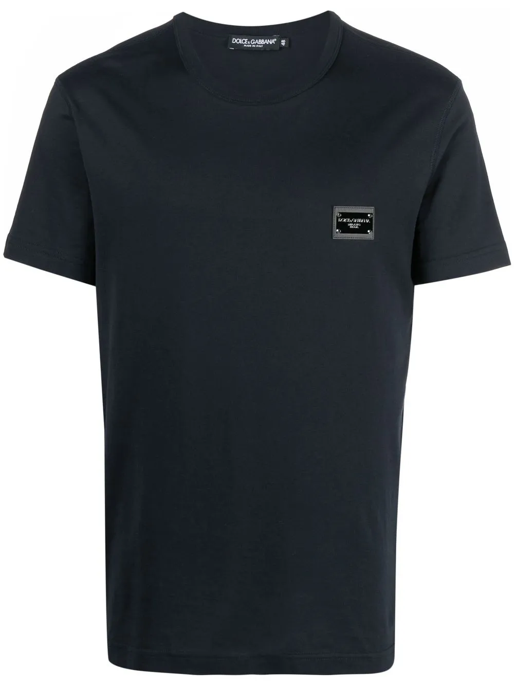

Dolce & Gabbana logo-plaque T-shirt - Blue
