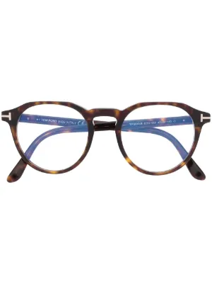 TOM FORD Eyewear トータスシェル ナビゲーターフレーム サングラス