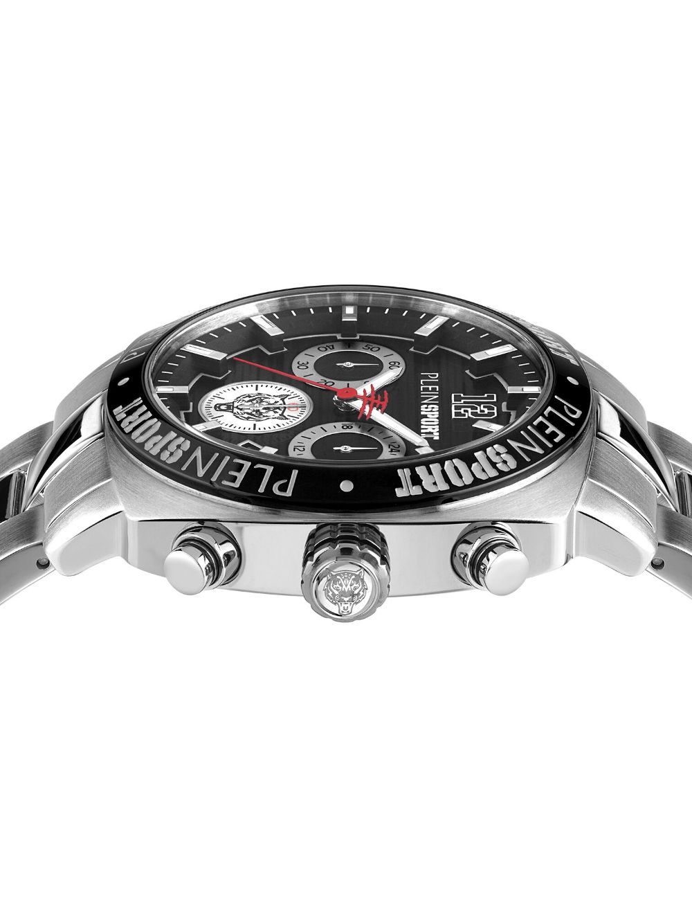 Shop Plein Sport Wildcat Chronograph 44mm In Silver