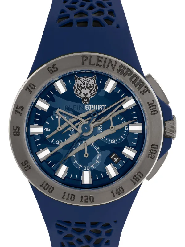 PLEIN SPORT 腕時計 ネイビー Plein Sport Thunderstorm 44mm Watch | Blue | FARFETCH CA