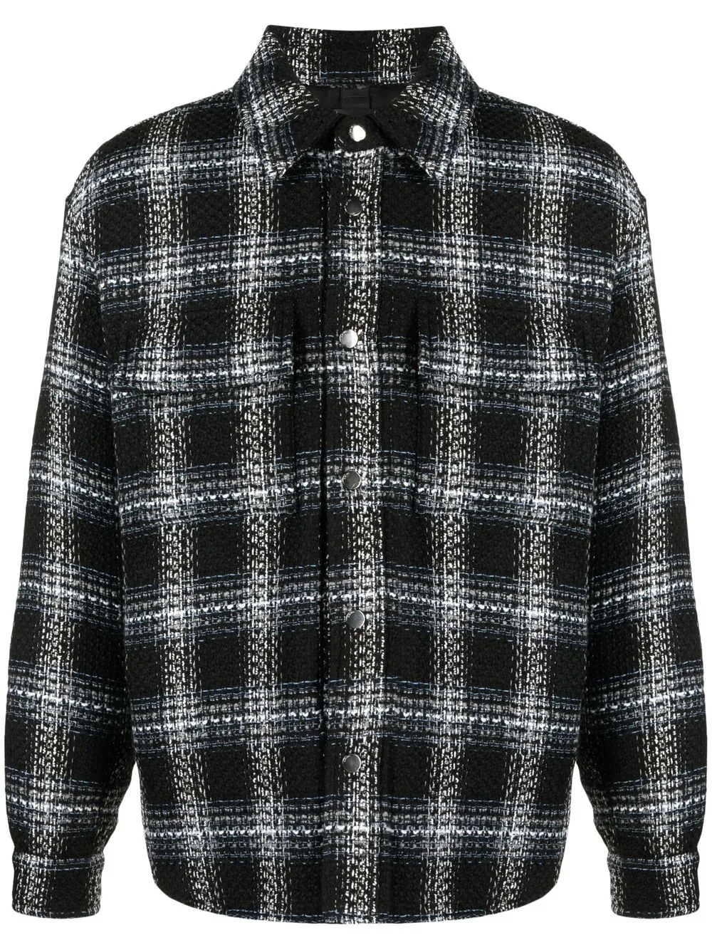 AMIRI TWEED LONG-SLEEVE SHIRT