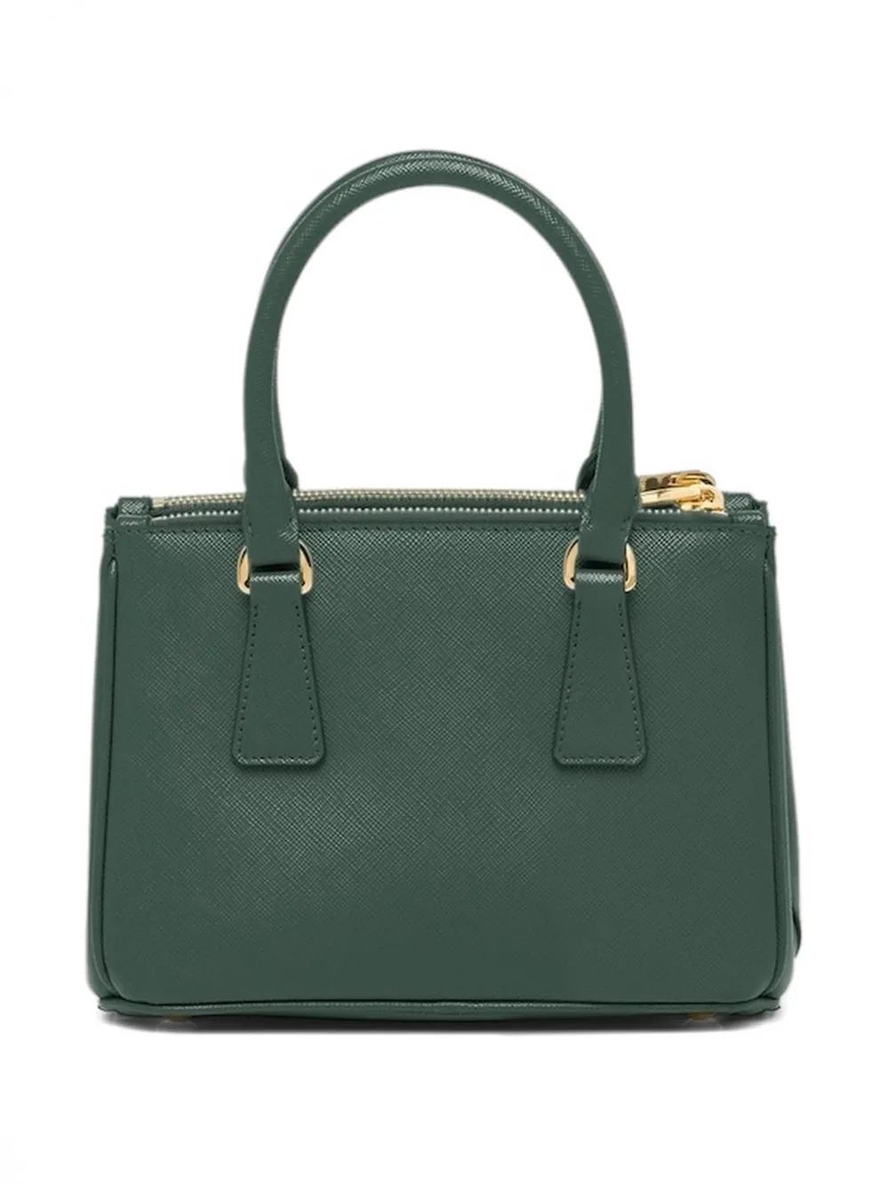 Prada Mini Galleria Leather Tote Bag | Green | FARFETCH