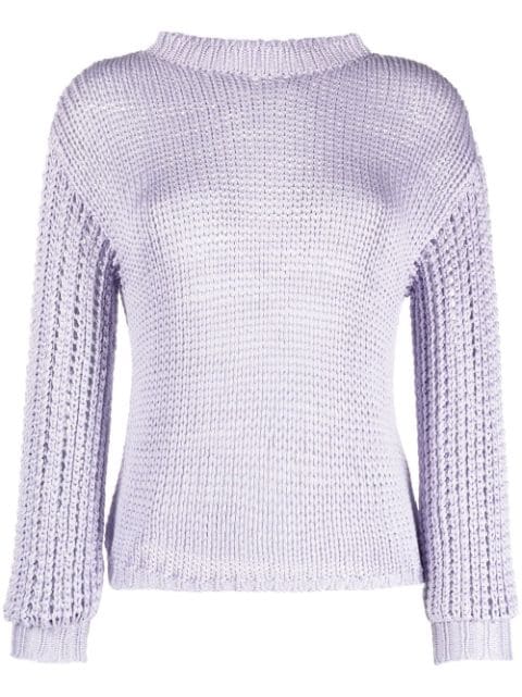 Agnona interwoven knitted jumper