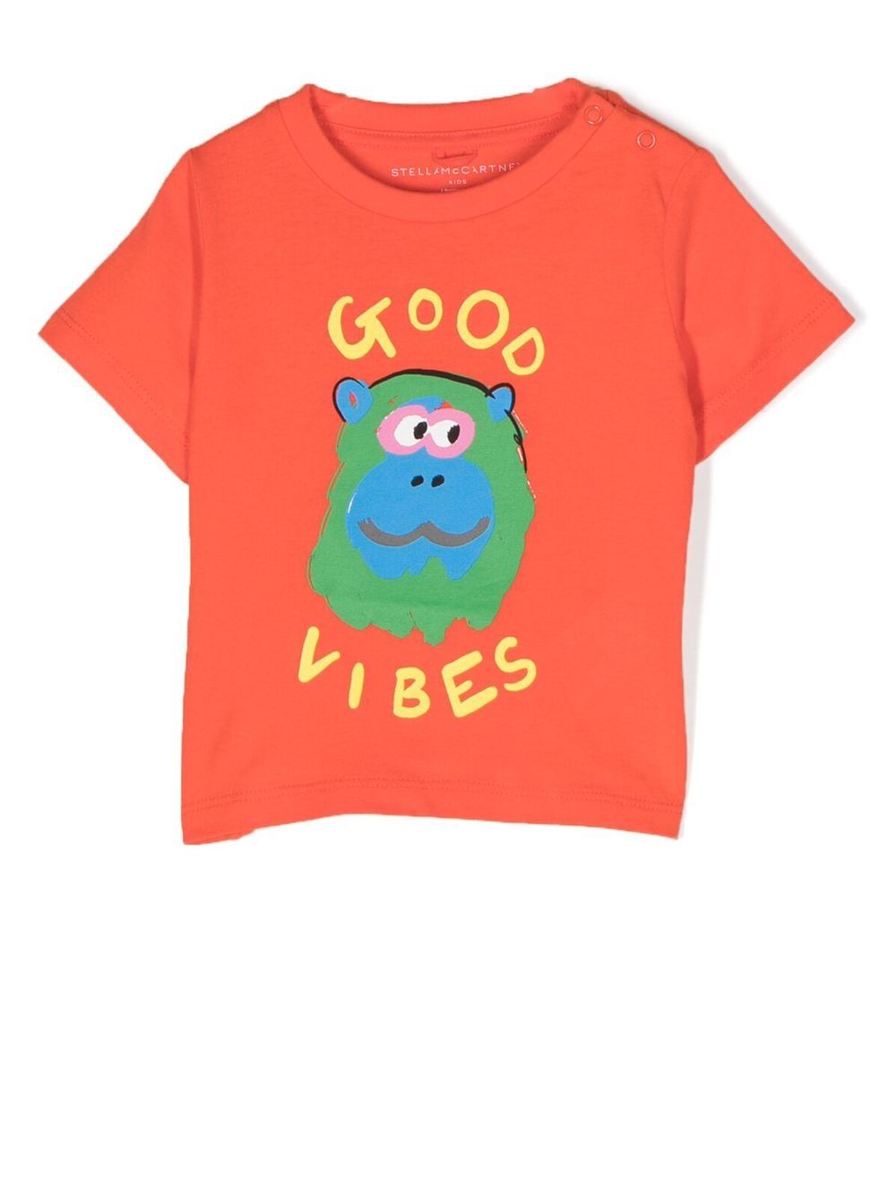 

Stella McCartney Kids graphic-print short-sleeved T-shirt - Orange