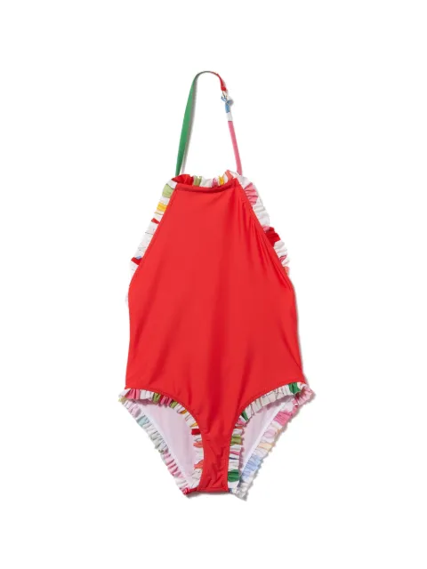 PUCCI Junior Maiô com acabamento de babados
