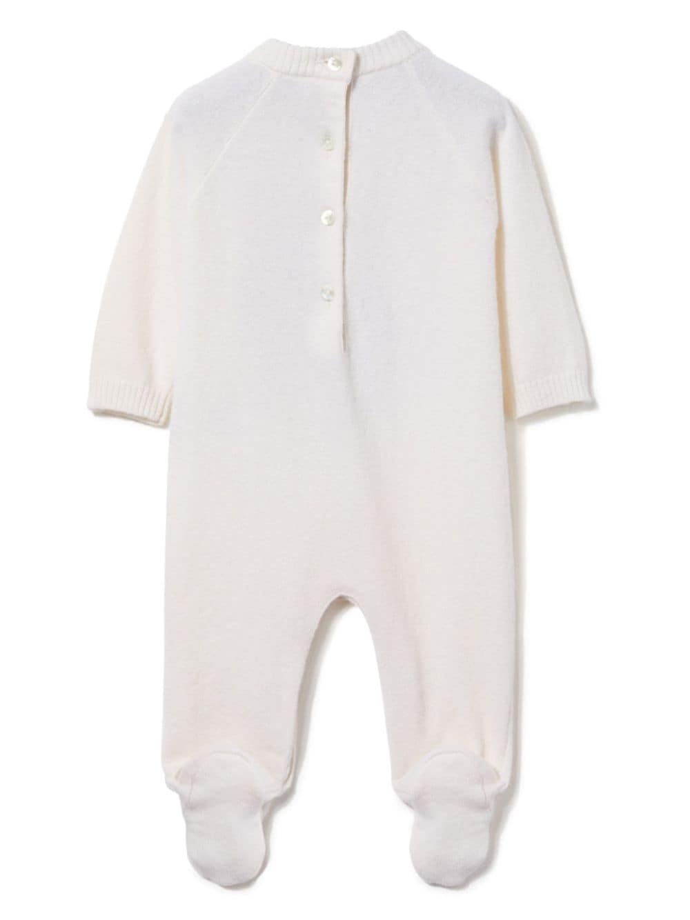 PUCCI Junior Pesci-embroidery babygrow - Wit