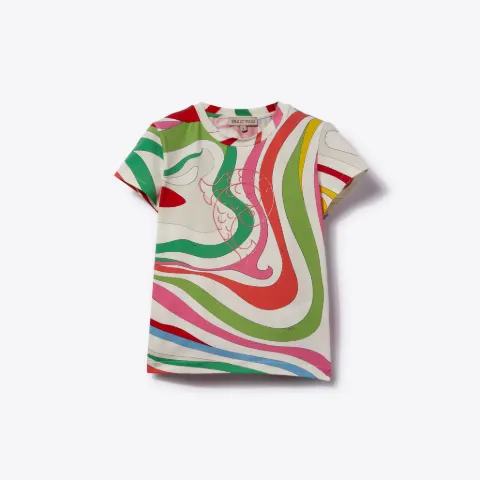 Marmo-Print T-Shirt