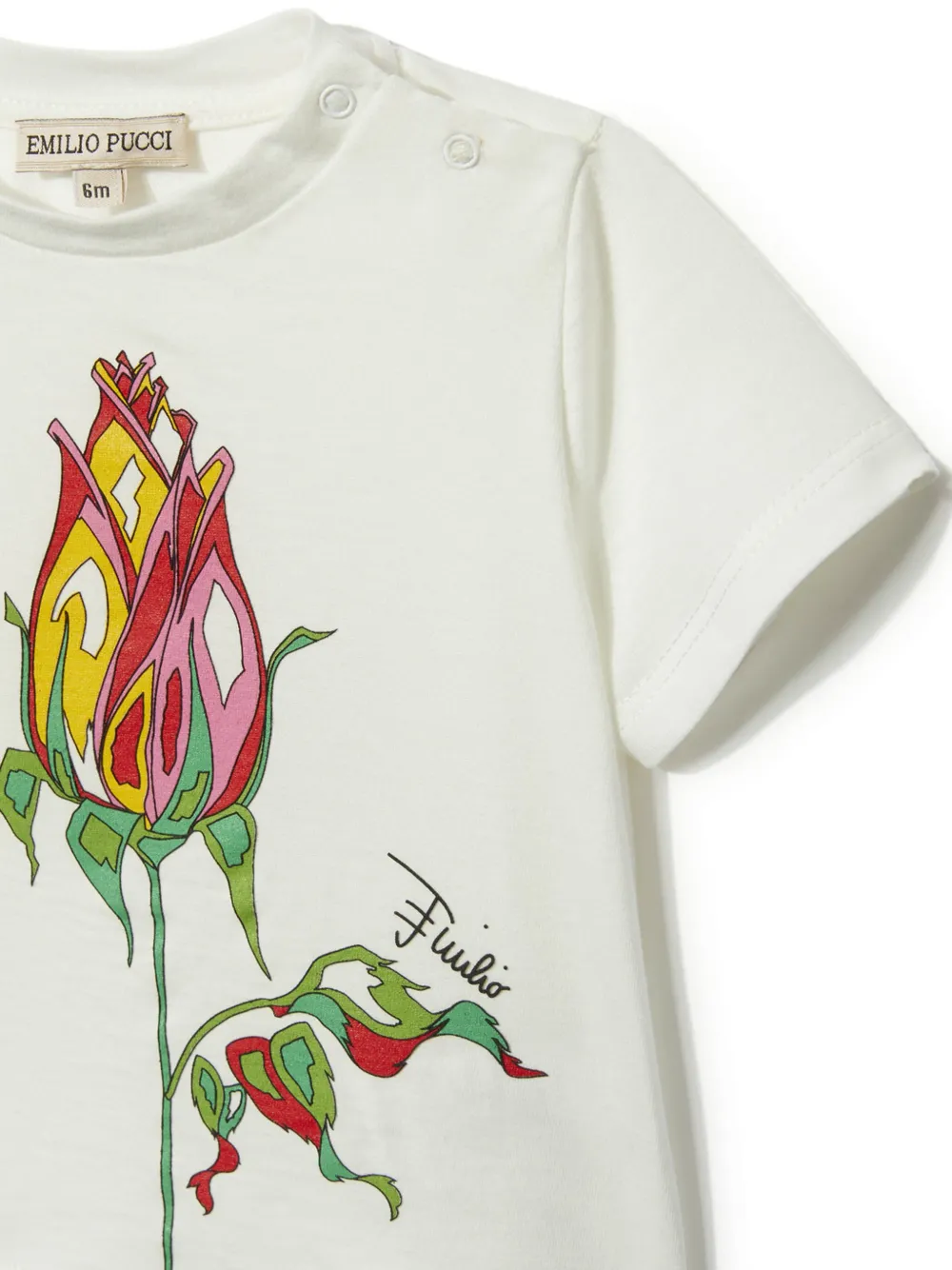 PUCCI Junior T-shirt a fiori | Top | Image 3