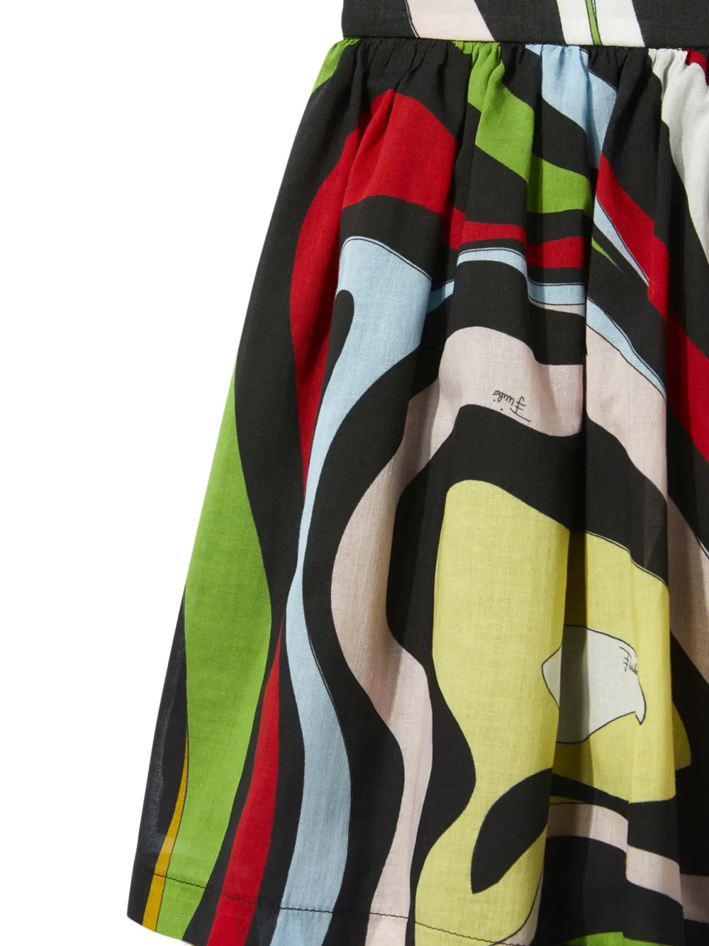 PUCCI JUNIOR MARMO-PRINT MINISKIRT