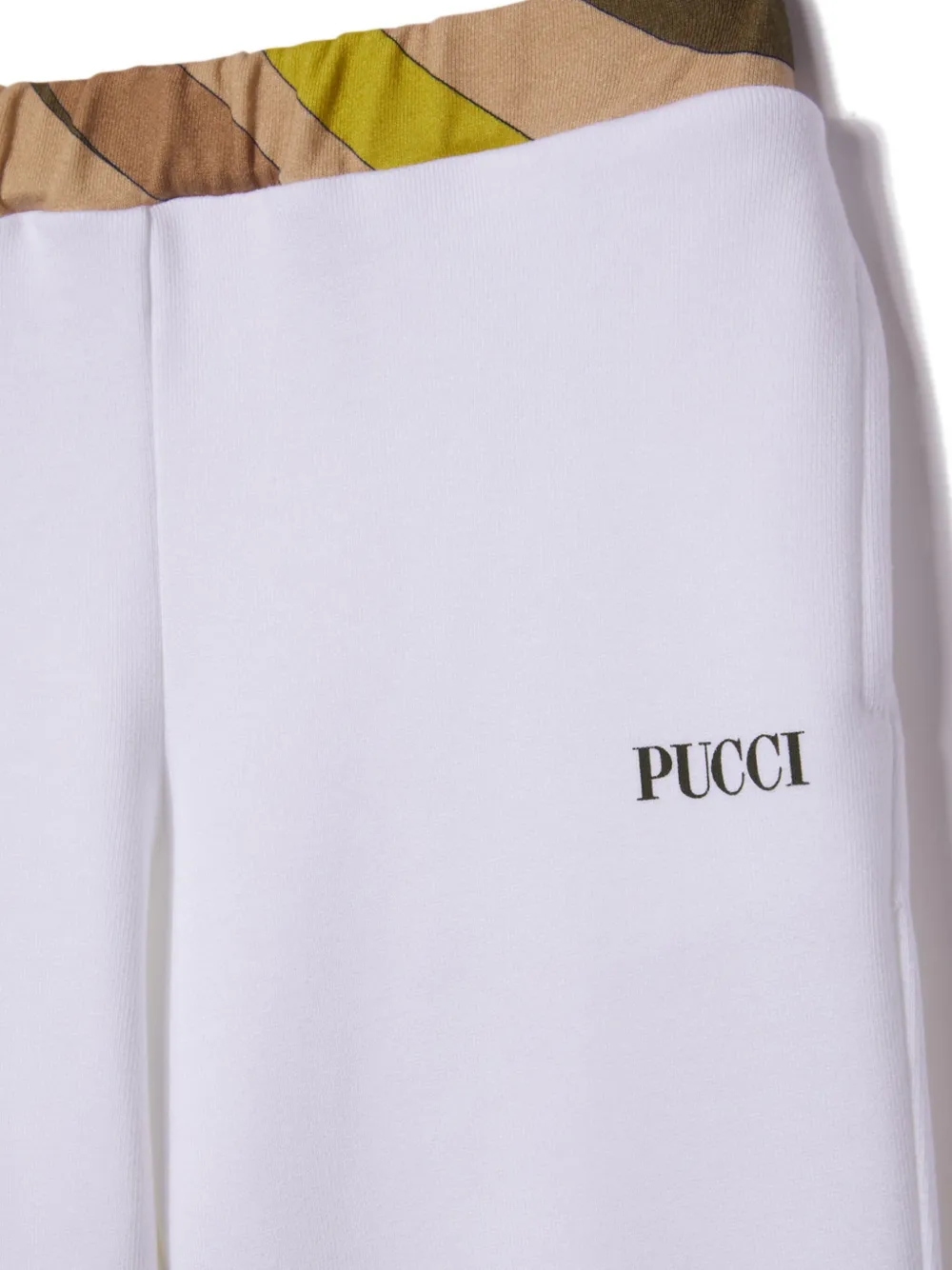PUCCI Junior Trainingsbroek met logoprint Wit