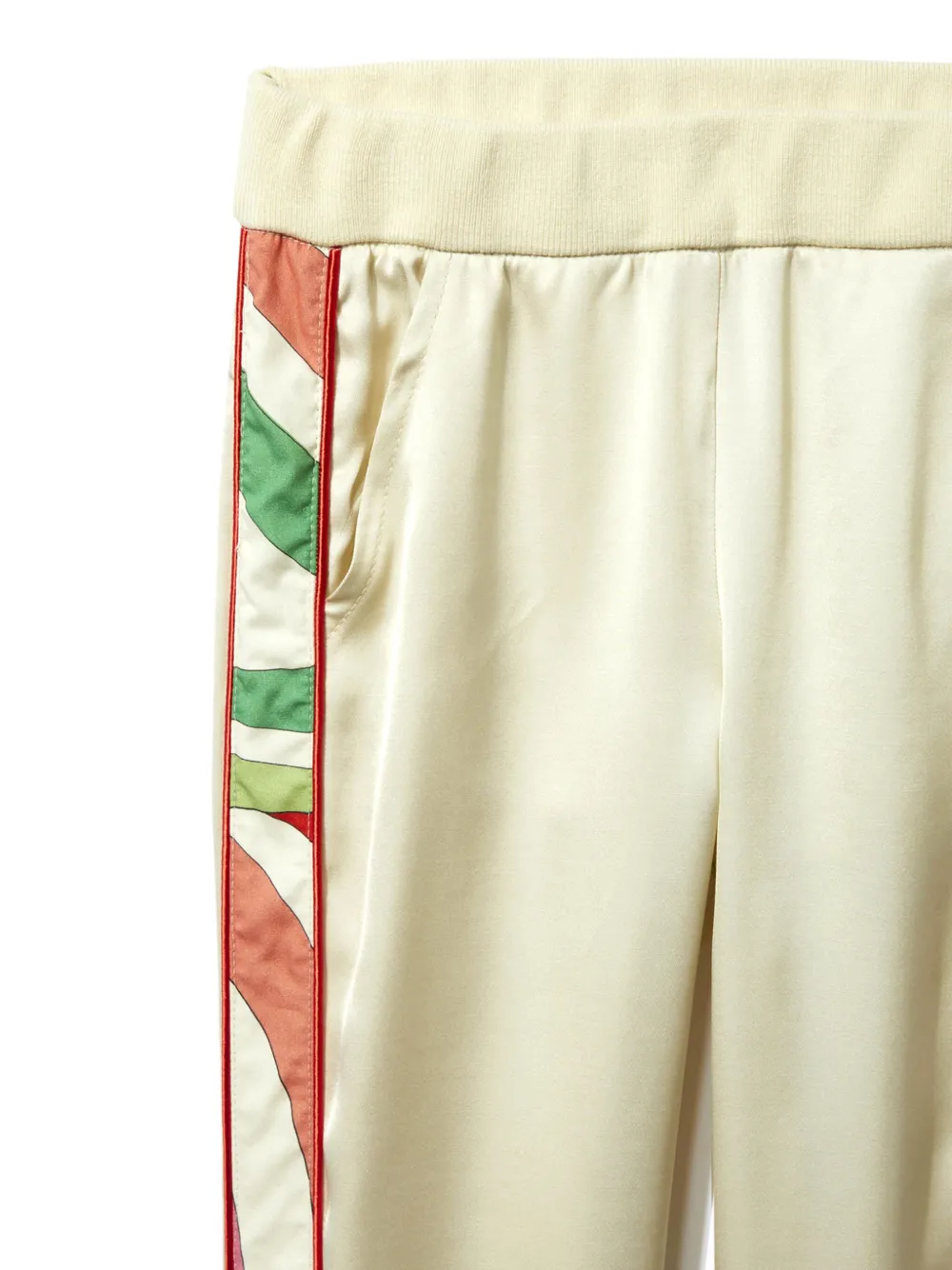 PUCCI JUNIOR IRIDE-PRINT TROUSERS