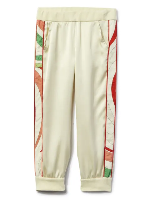 PUCCI Junior pantalones con estampado Iride