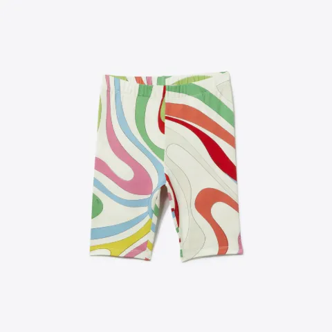 Marmo-Print Cropped Leggings