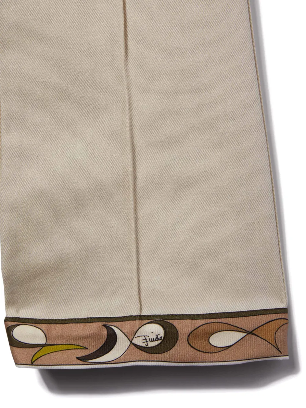 PUCCI JUNIOR COTTON TAILORED TROUSERS