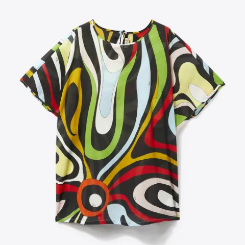 Marmo-Print Cotton Dress