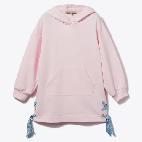 Pesci-Print Cotton Hoodie