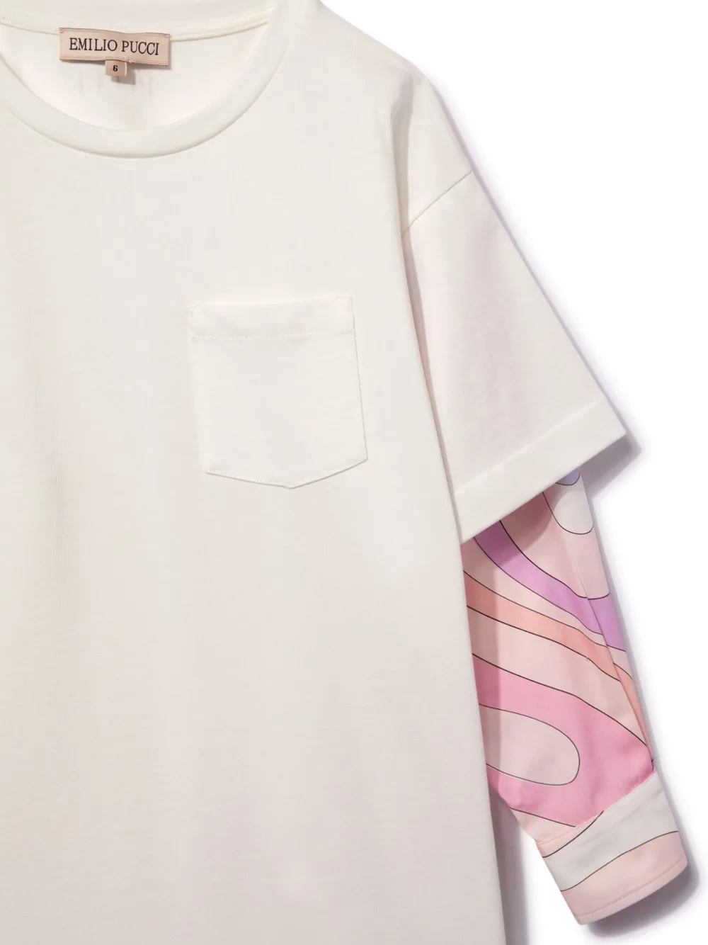 PUCCI Junior Gelaagde jurk Wit