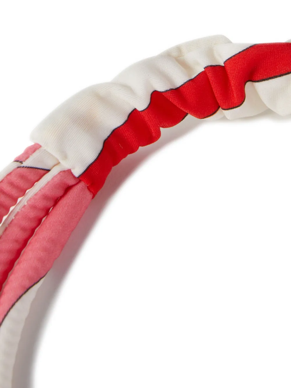 Shop Pucci Junior Marmo-print Headband In White