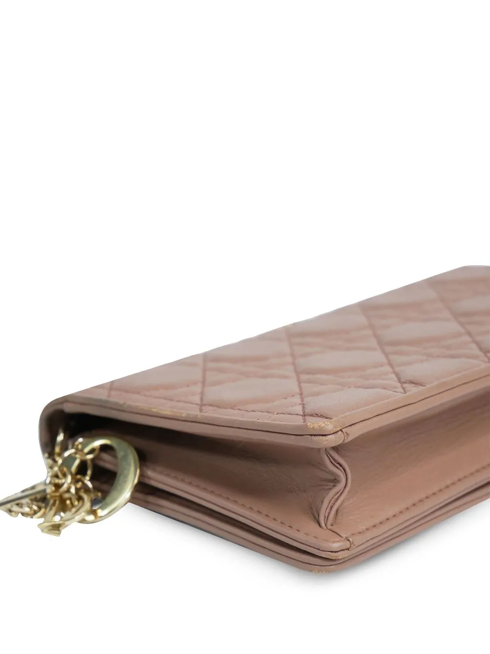 Preowned Dior Lady Clutch Bag In Pink ModeSens