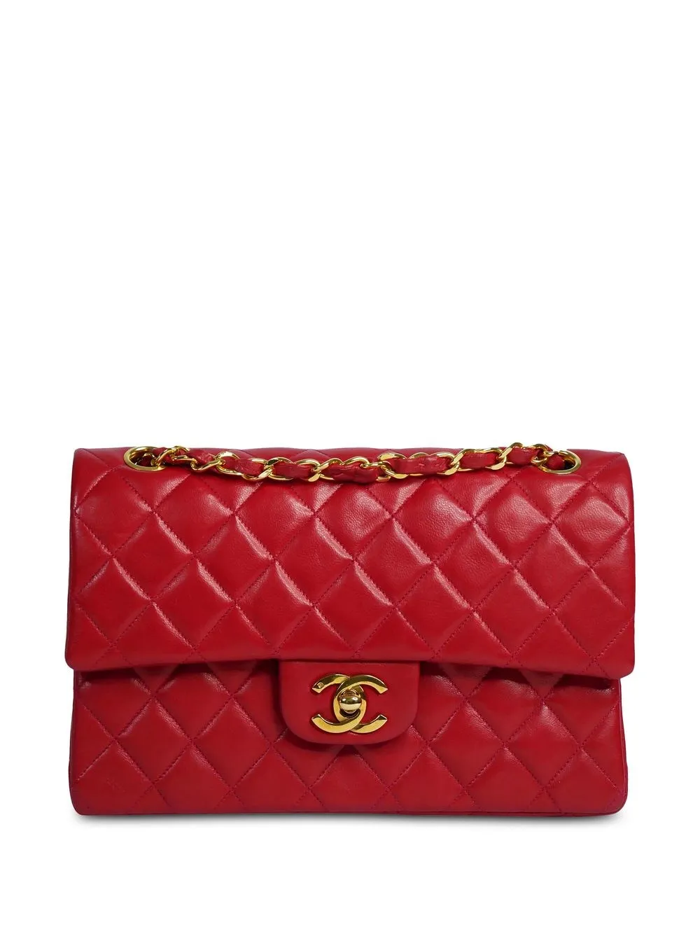 

CHANEL Pre-Owned 2009 small Classic Flap shoulder bag - Red