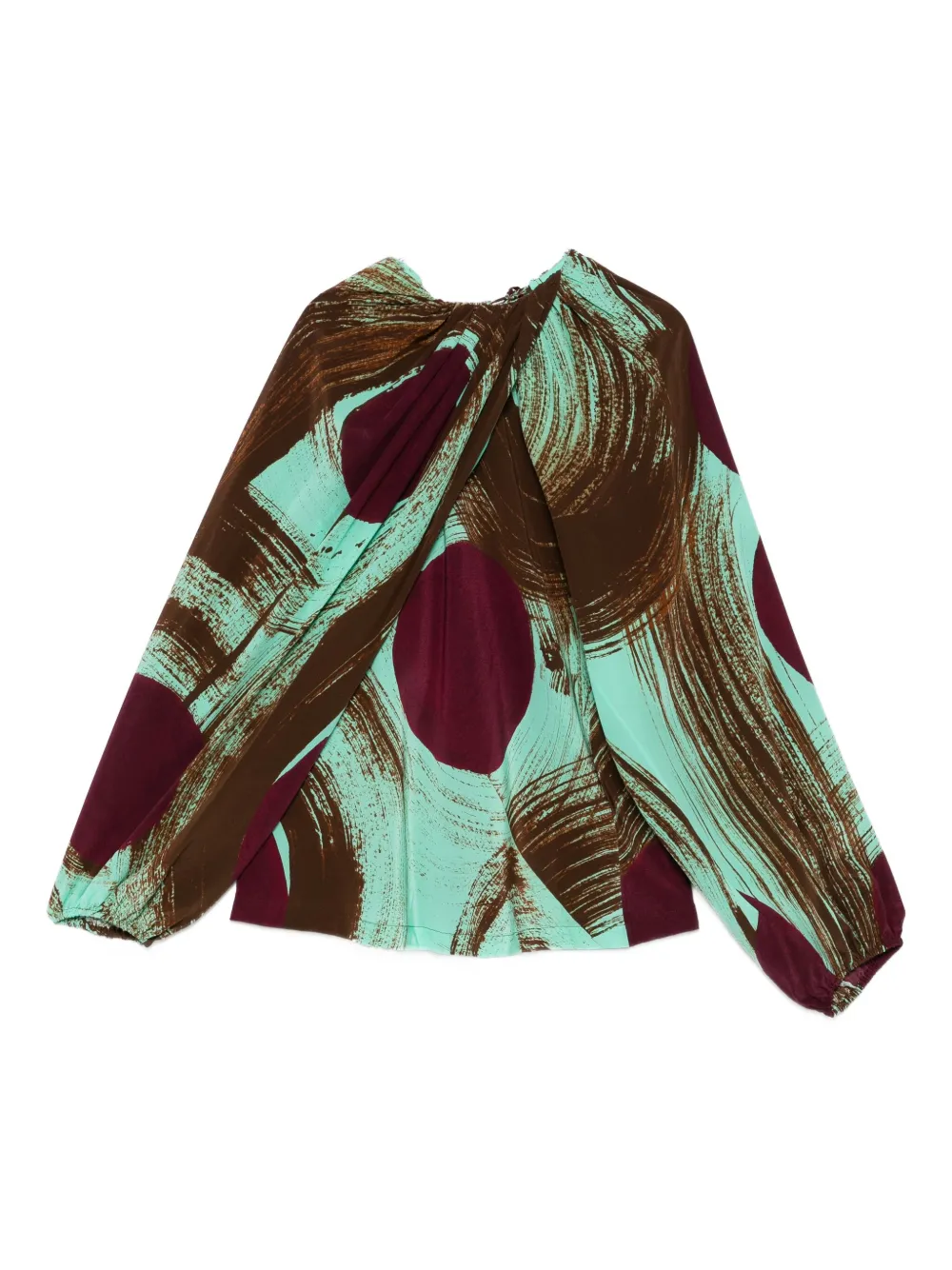 Colville Perfumo Abstract-print Blouse In Multi