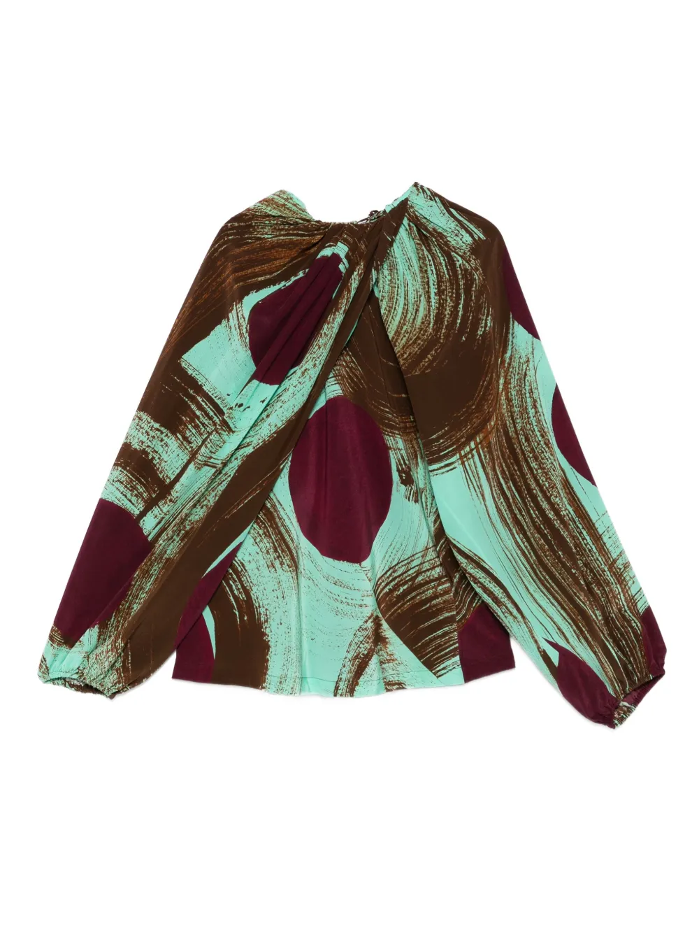 Perfumo abstract-print blouse