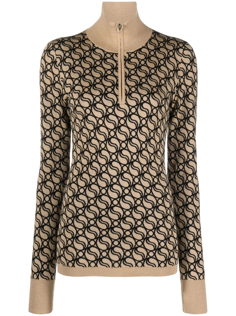 

Stella McCartney S-Wave knitted top - Brown