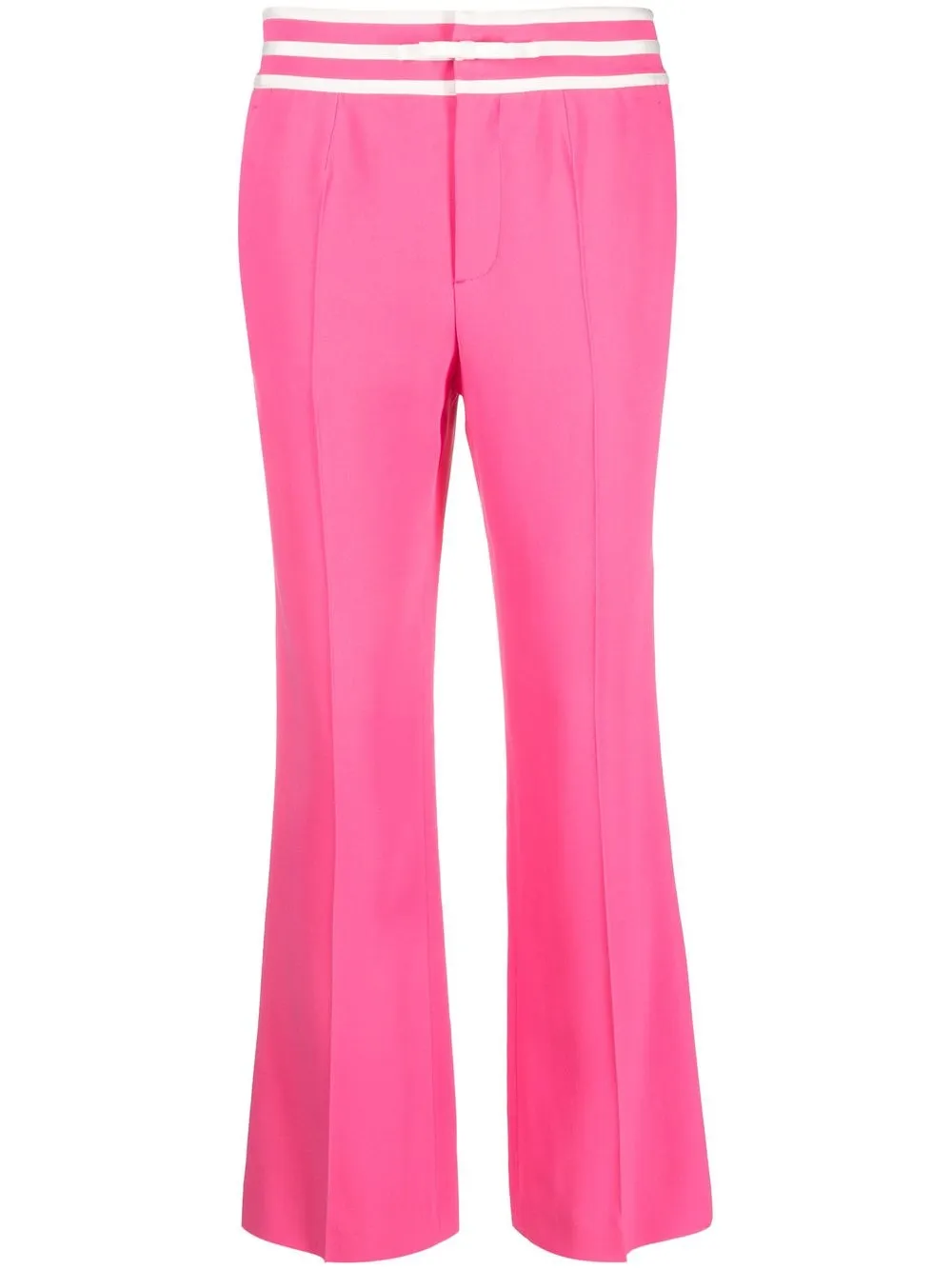 

RED Valentino pantalones con ribete en contraste - Rosado