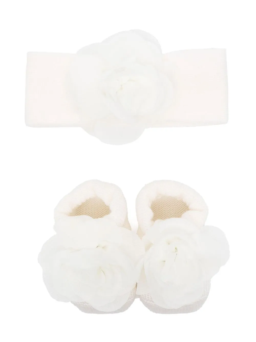 

Story Loris headband & booties set - White