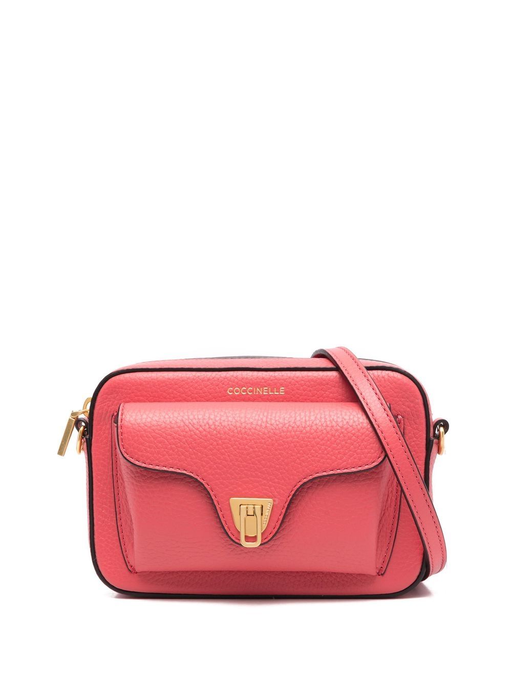 Coccinelle logo-stamp Leather Crossbody Bag - Farfetch