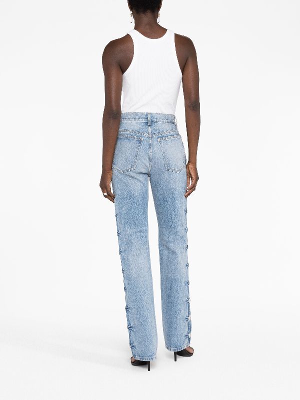 Brace pleated best sale jeans alexander wang