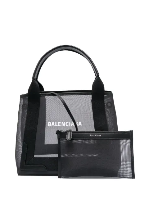 Balenciaga Cabas mesh tote bag