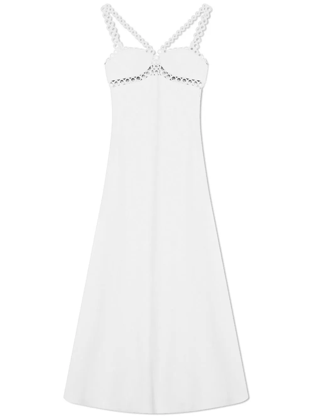 

Simkhai Sevilla ring-detail midi dress - White