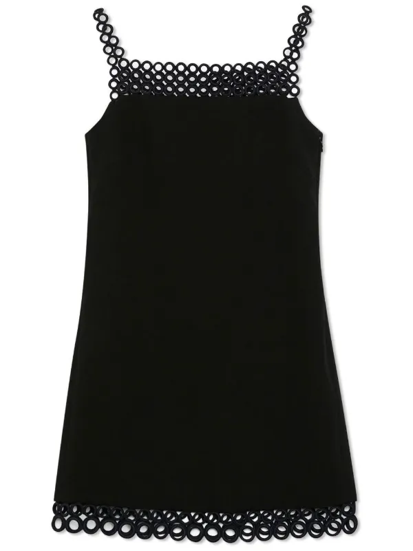 Simkhai Marlie Square Neck Mini Dress in Black
