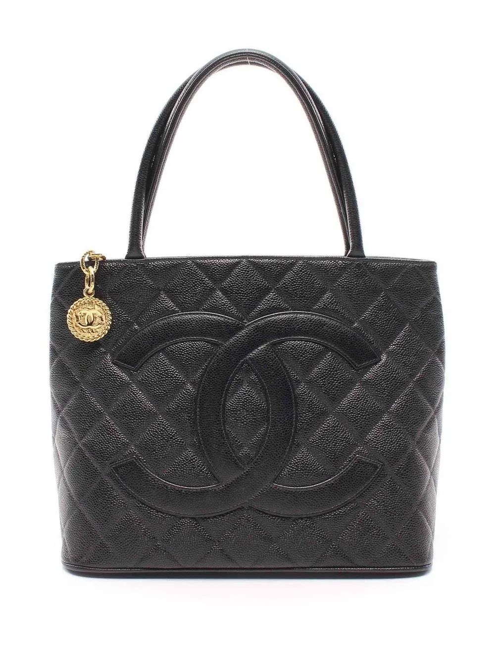 

CHANEL Pre-Owned 2003-2004 Medallion handbag - Black