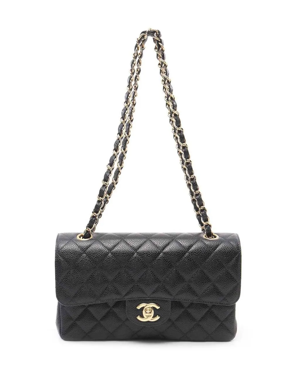 

CHANEL Pre-Owned 2001-2003 small Double Flap shoulder bag - Black