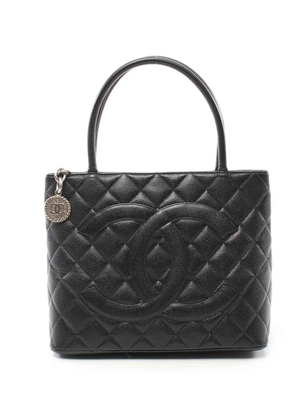 

CHANEL Pre-Owned 2000-2001 Medallion tote bag - Black