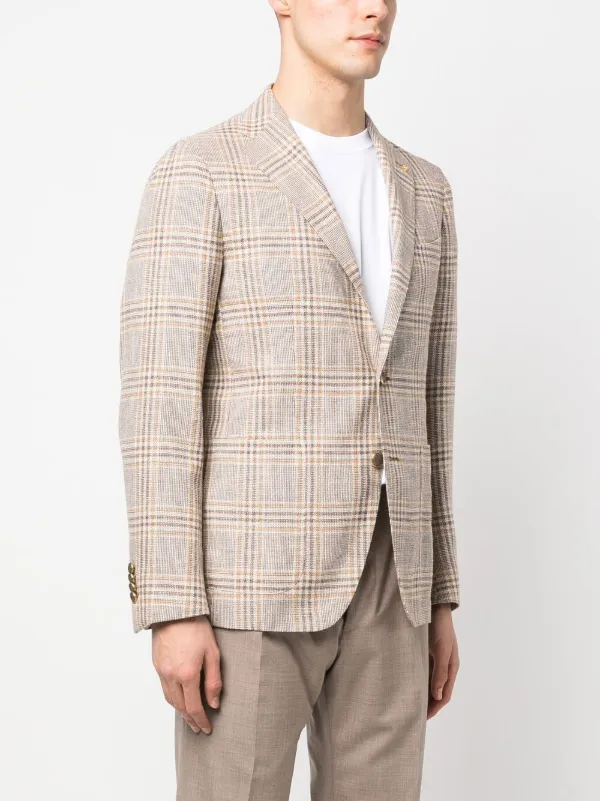Tagliatore チェック ジャケット | ニュートラル | FARFETCH JP