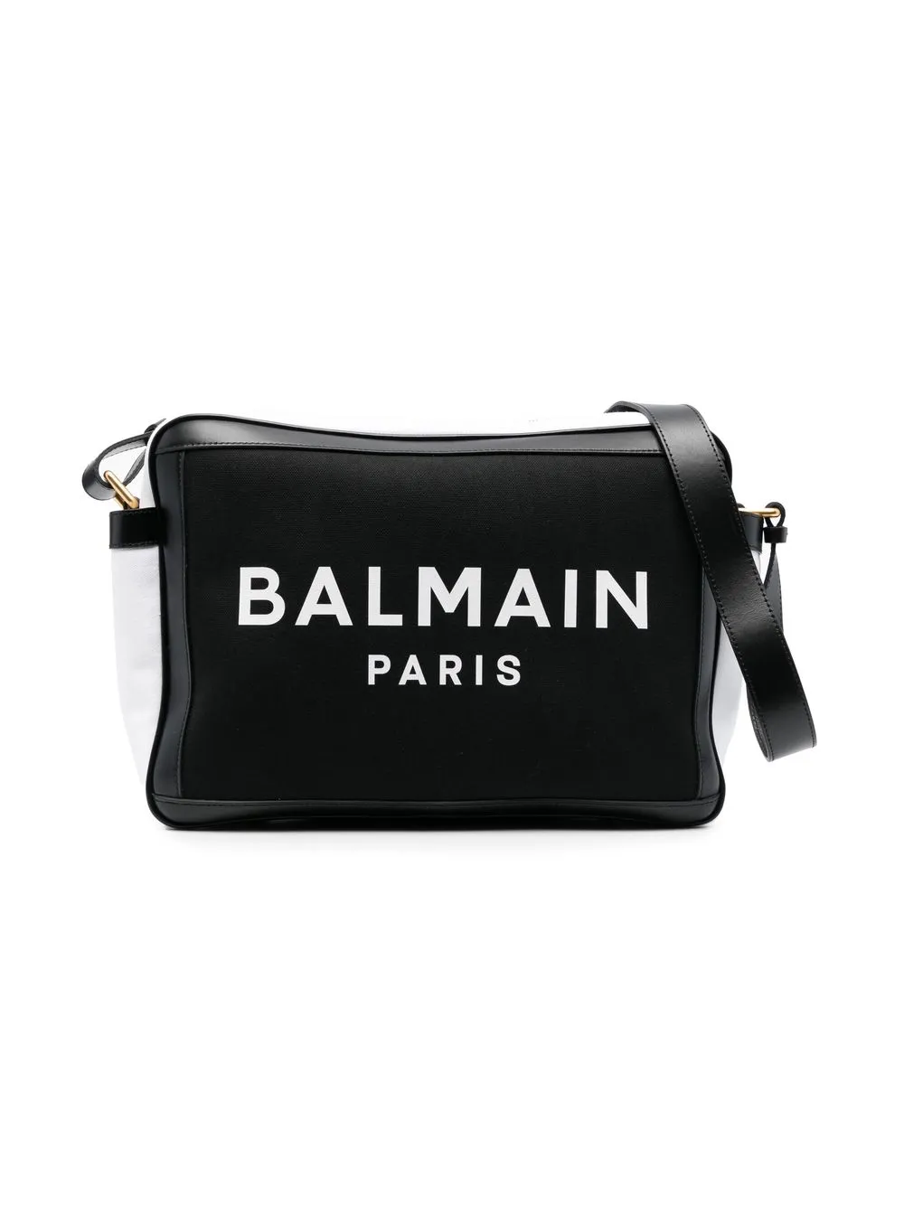 

Balmain Kids cotton logo-print changing-bag - White