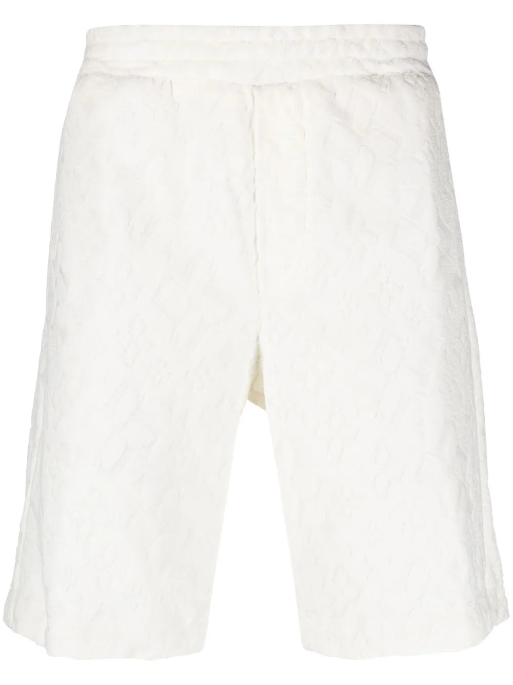 

Tagliatore elasticated-waistband detail shorts - White
