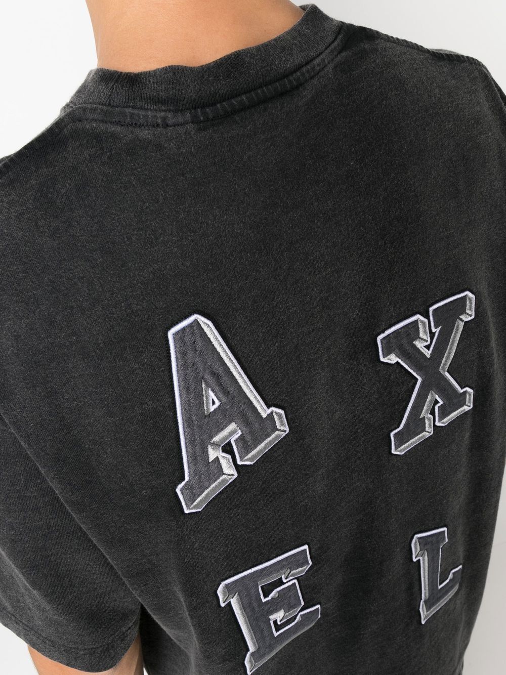 Shop Axel Arigato Logo-print T-shirt In Black