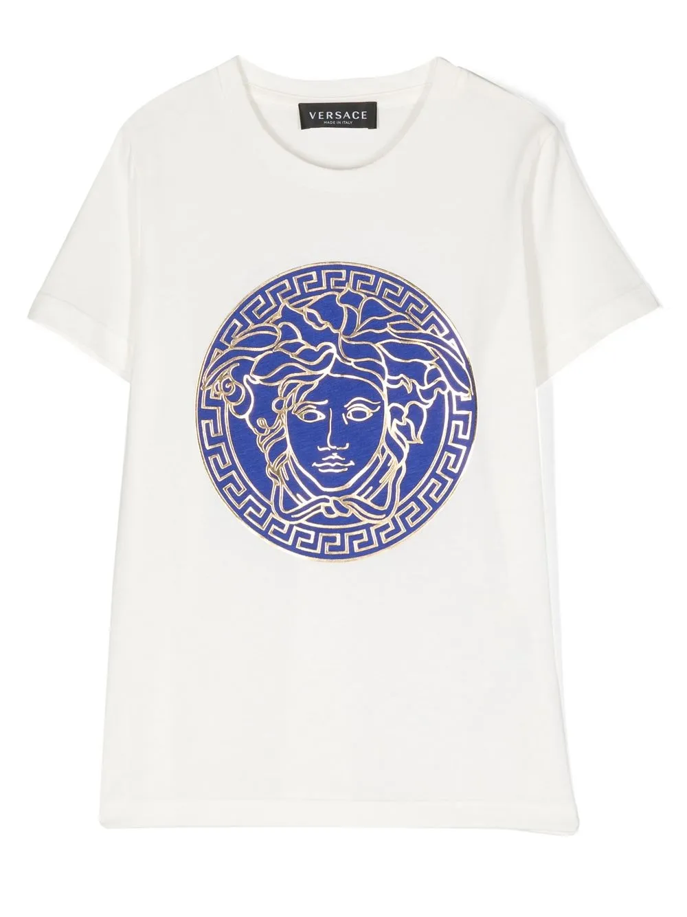 

Versace Kids Medusa-print cotton T-shirt - White