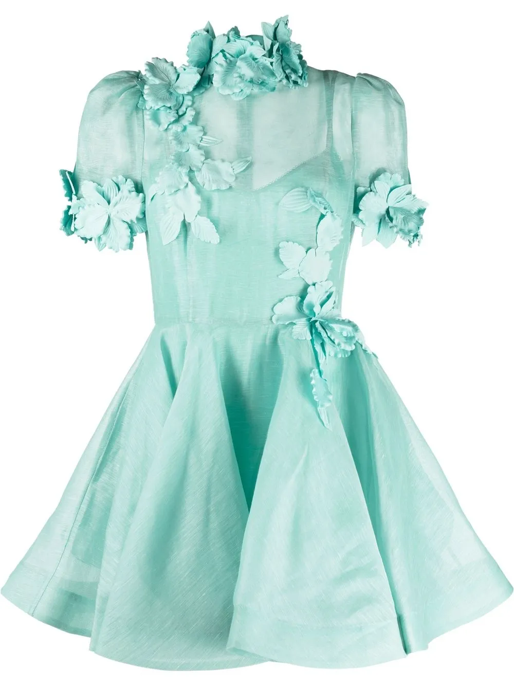 

ZIMMERMANN vestido High Tide Lift Off - Verde